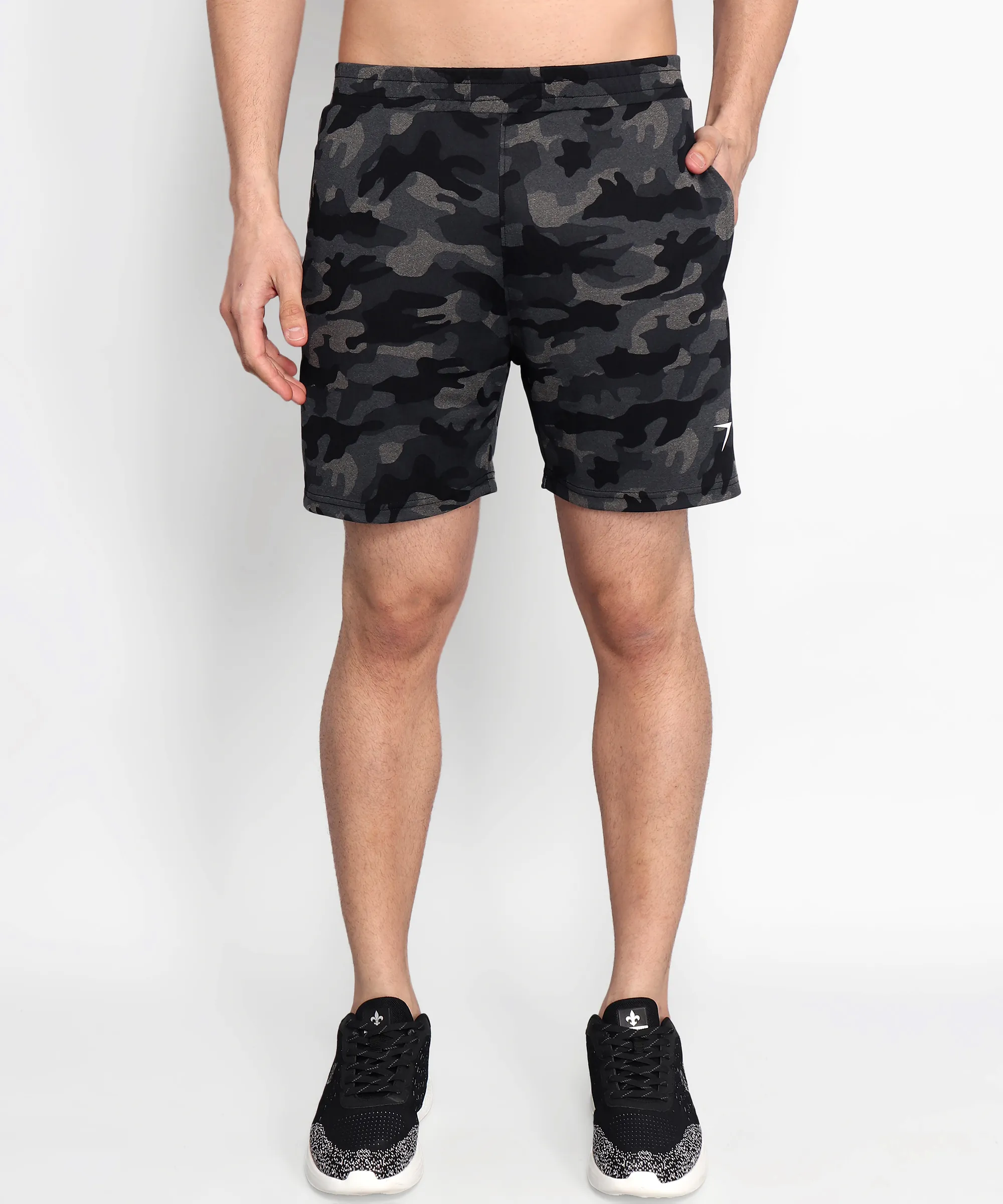 Black/Grey Camo Shorts jogger sports