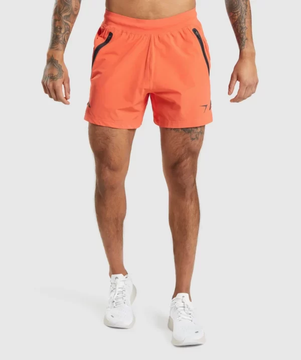 Papaya Orange Alpha Shorts Jogger Sports