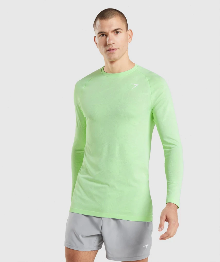 Air Cool Long Sleeve Tshirt Bali Green