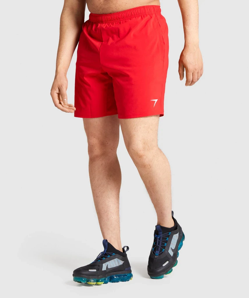 Red Arrival Shorts