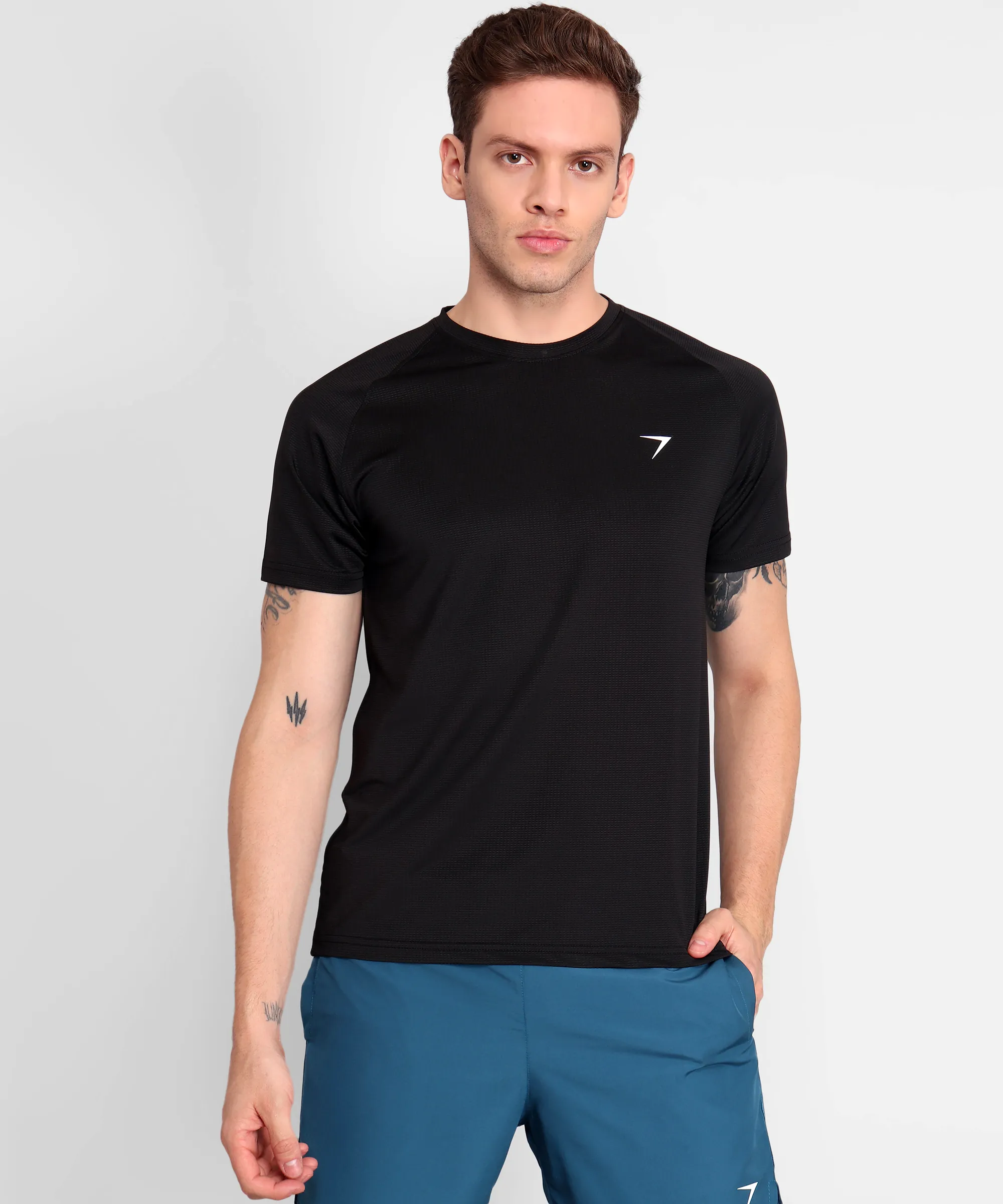 Black Air Cool T-Shirt Jogger Sports