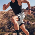 2 In 1 Shorts Light Grey