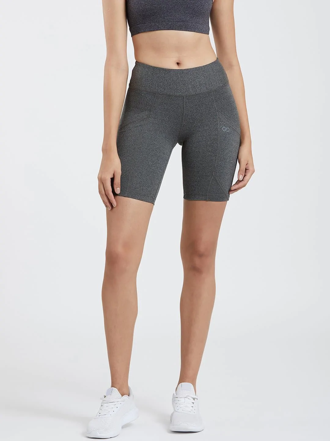 Women's shorts charcoal grey