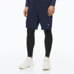 2 In 1 Shorts Full Compression Navy