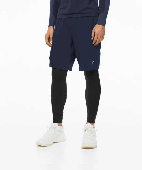 2 In 1 Full Compression Shorts Navy