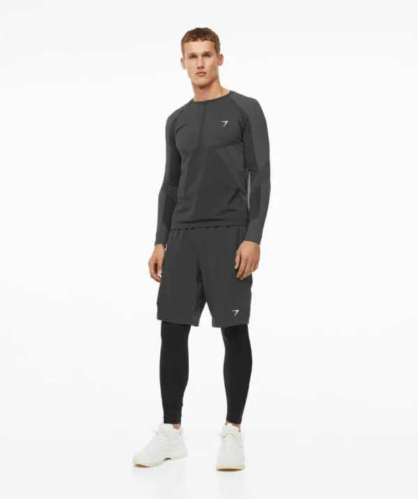 Short De Course 2-en-1 Homme – Compression + Short – Léger, Respirant, Séchage Rapide – Pour Running, Gym, Sport