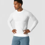 Long Sleeve Compression T-Shirt White