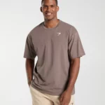 Essential Oversized T-Shirt Truffle Brown