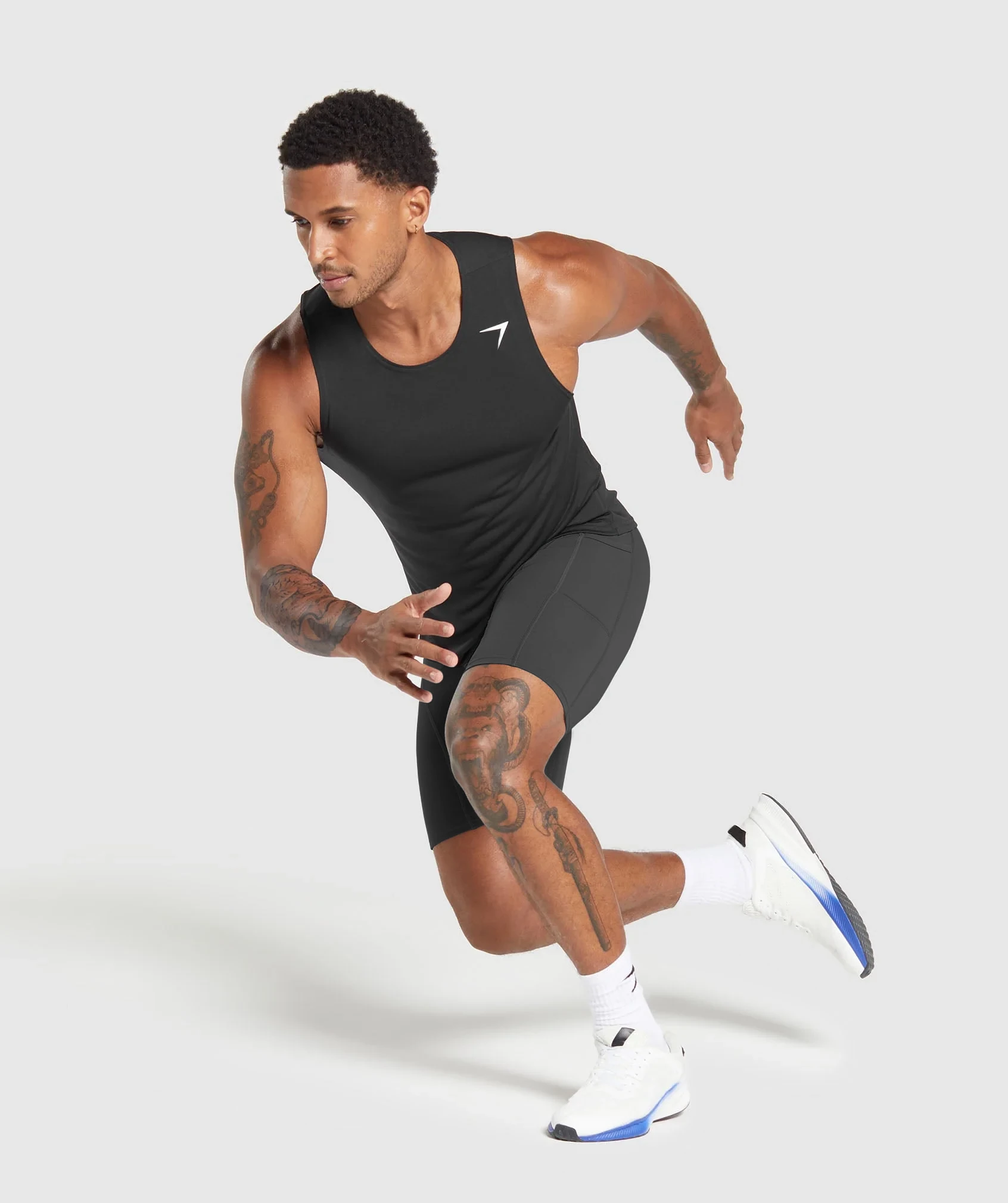 compression tights hald poster image Baselayer Shorts Grey