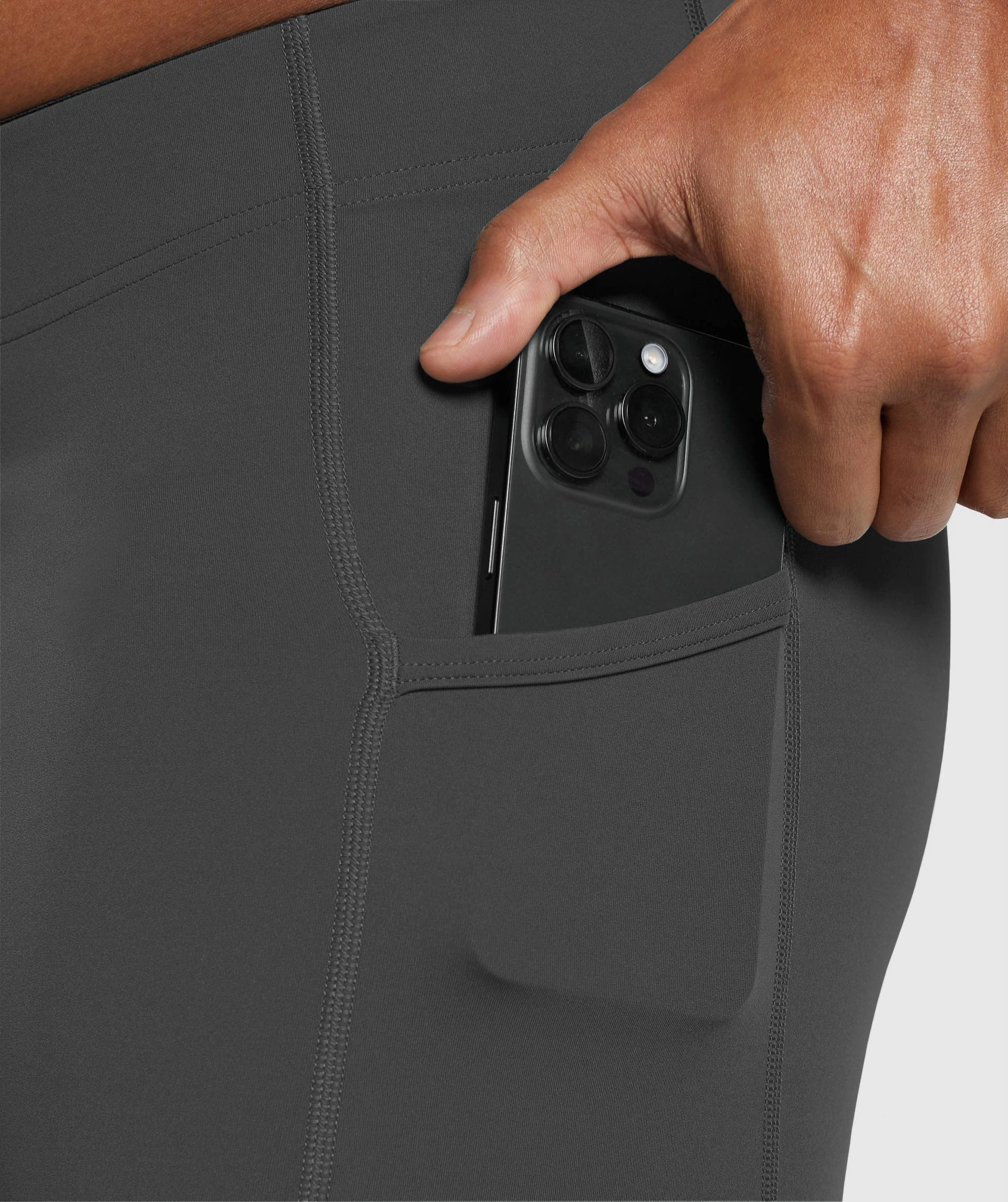 half compression tight phone pocket coloried