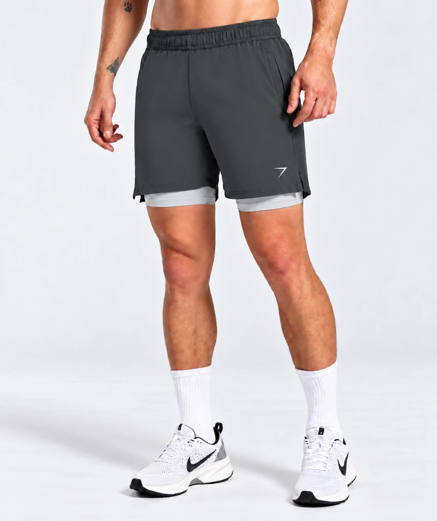 2 In 1 Shorts Coal