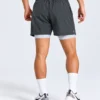 2 In 1 Shorts Coal