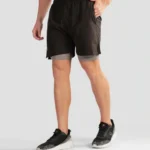 2 In 1 Shorts Coal