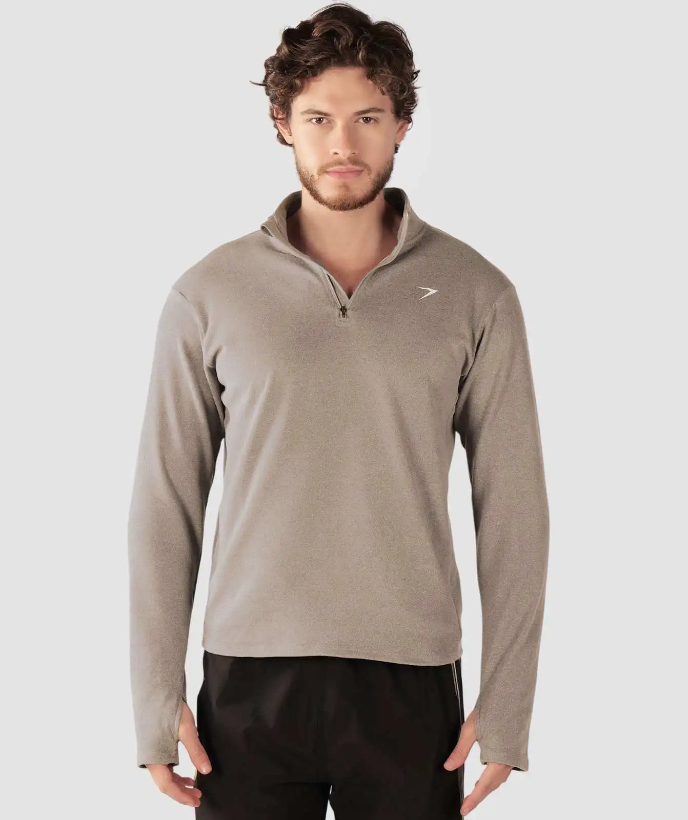 Training 1/4 Zip Pullover Desert Clay