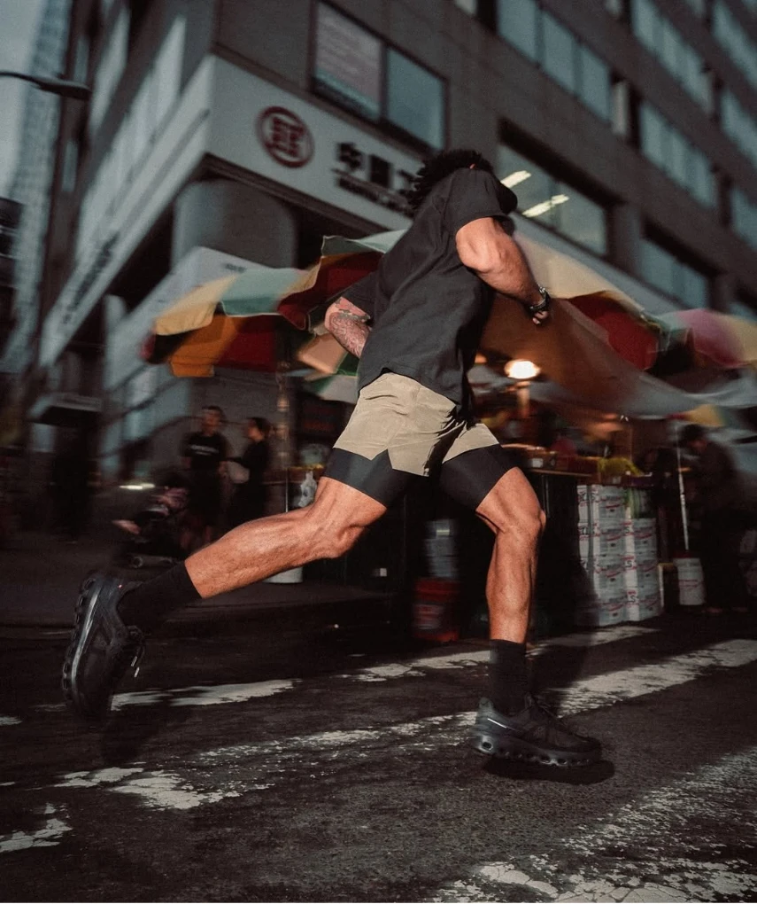 2 In 1 Shorts Urban Olive