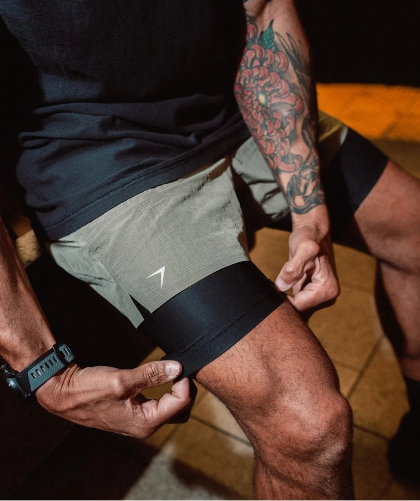 2 In 1 Shorts Urban Olive
