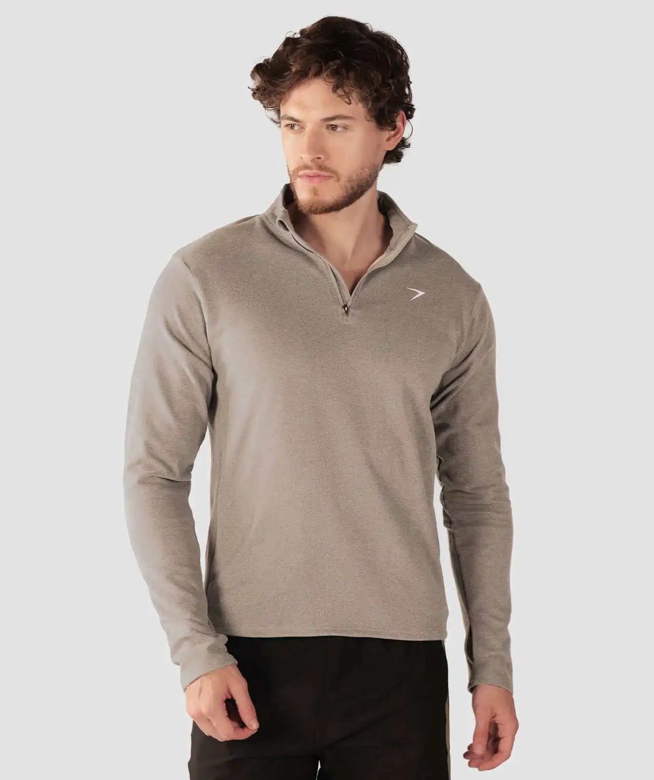 Training 1/4 Zip Pullover Desert Clay