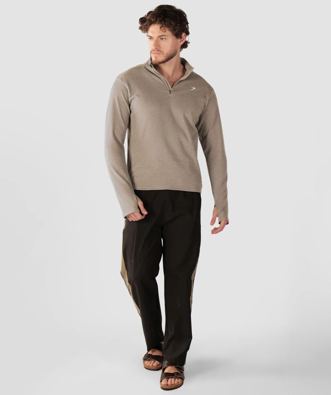 Training 1/4 Zip Pullover Desert Clay