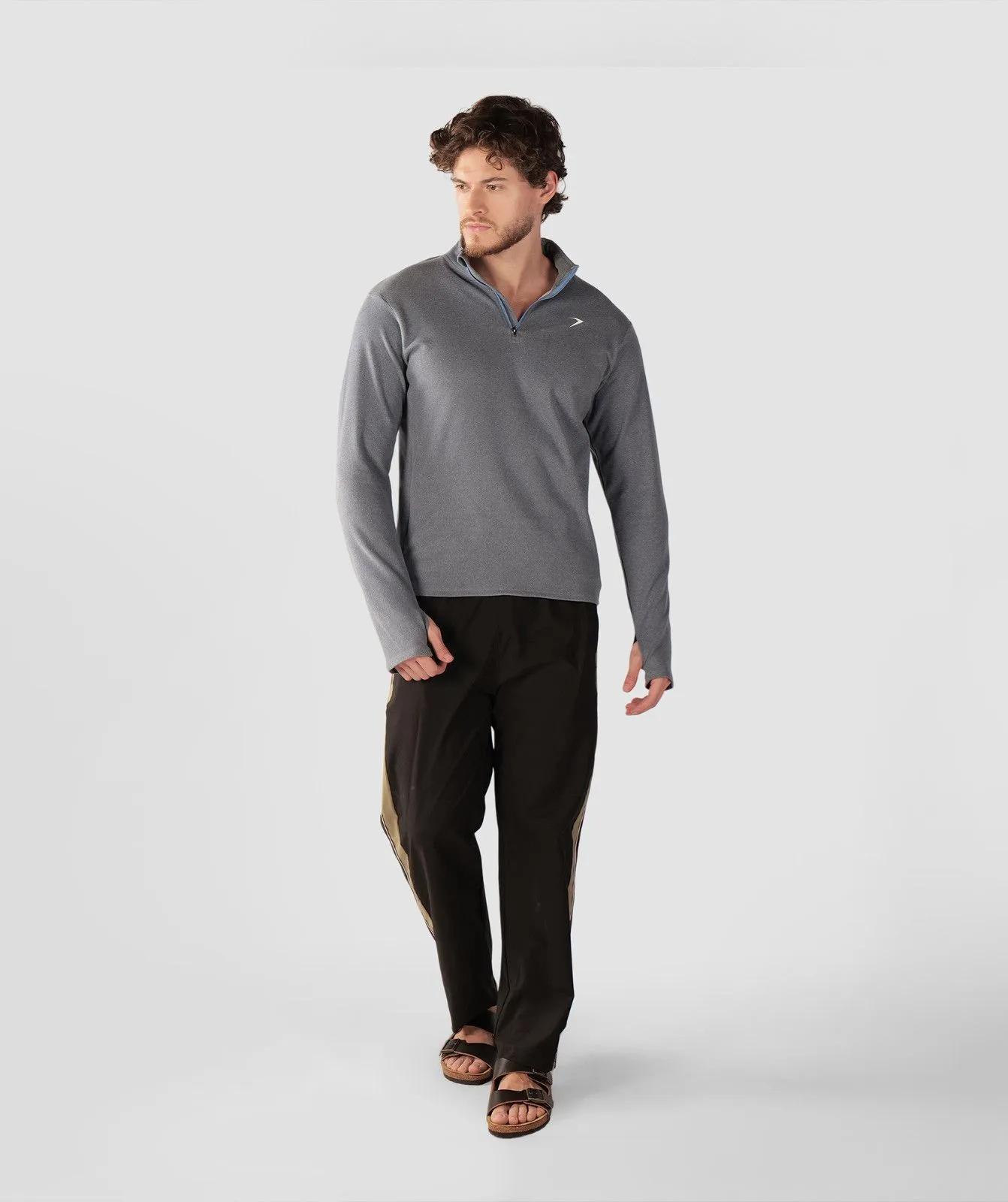 Training 1/4 Zip Pullover Haze Blue