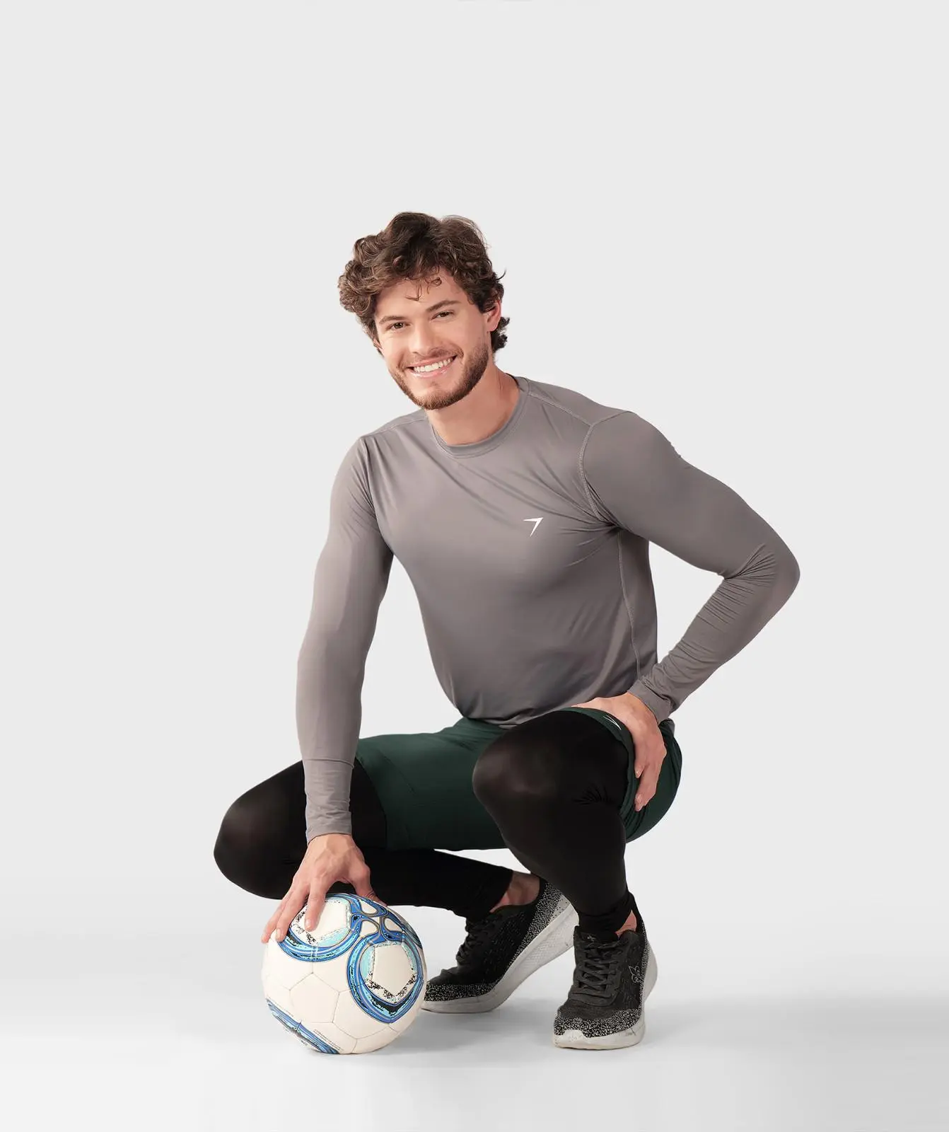 Essential Long Sleeve Tshirt Medium Grey-3 Essential Long Sleeve T-Shirt Medium Grey