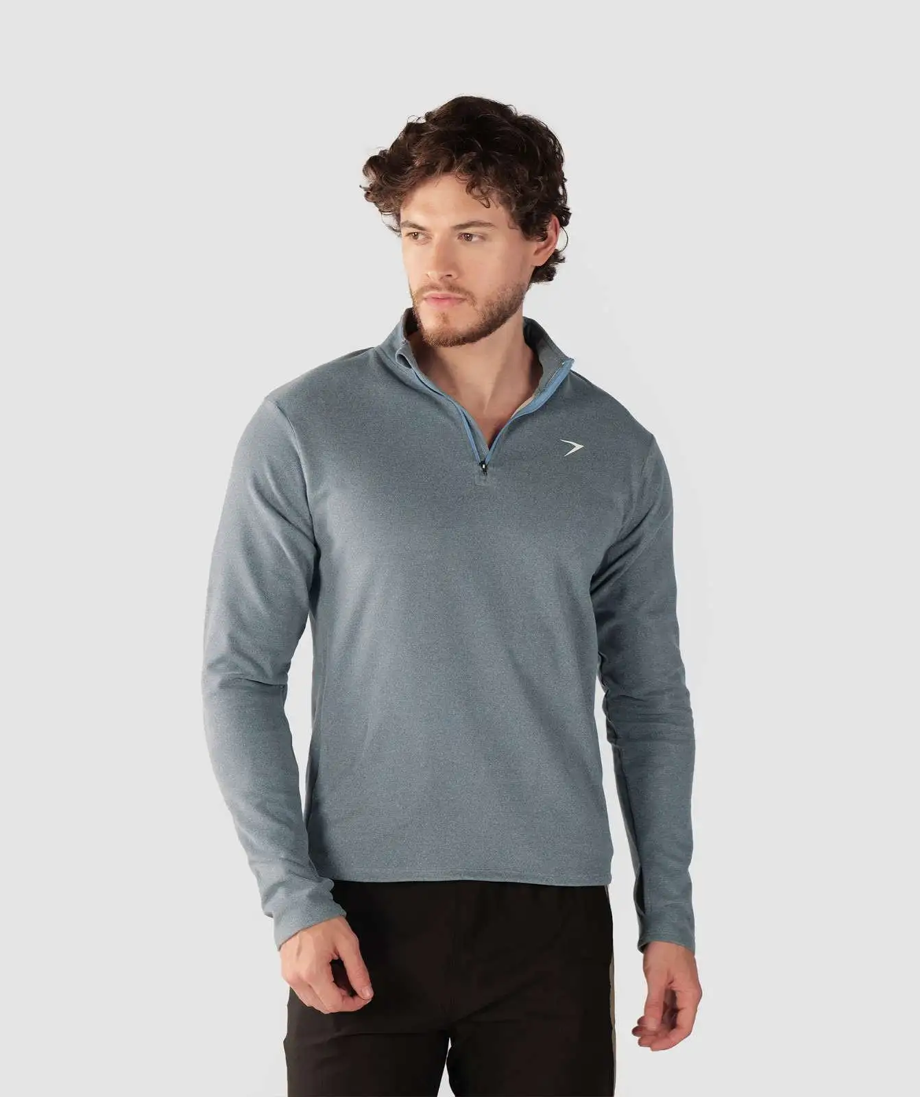 Sage Green-3 Training 1/4 Zip Pullover Sage Green