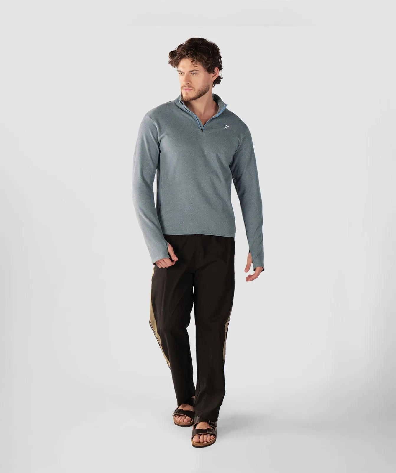 Sage Green-6 Training 1/4 Zip Pullover Sage Green