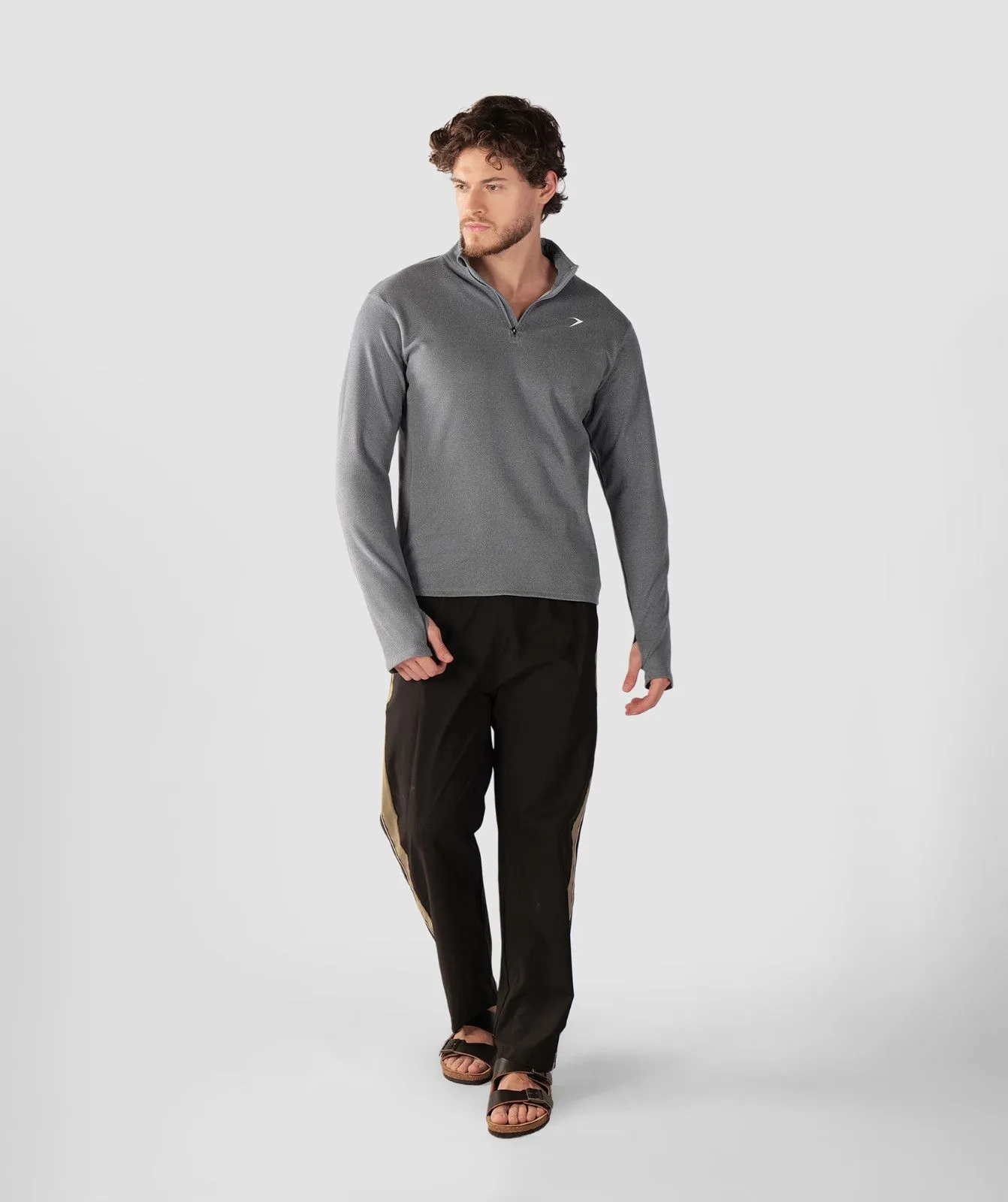 Training 14 Zip Pullover Concrete Grey -6 Training 1/4 Zip Pullover Concrete Grey