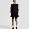Essential Oversized Tank Black Essential Oversized Tank Black