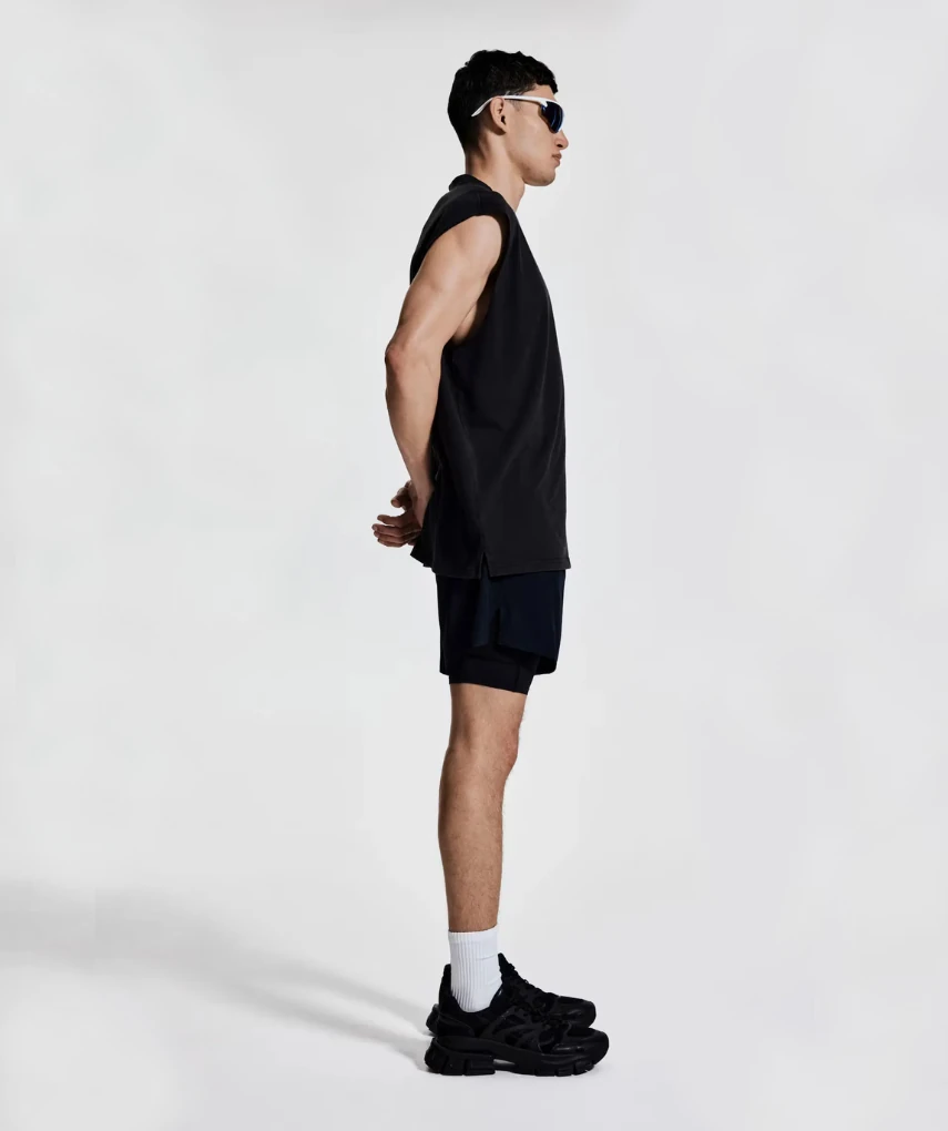 Essential Oversized Tank Black Essential Oversized Tank Black