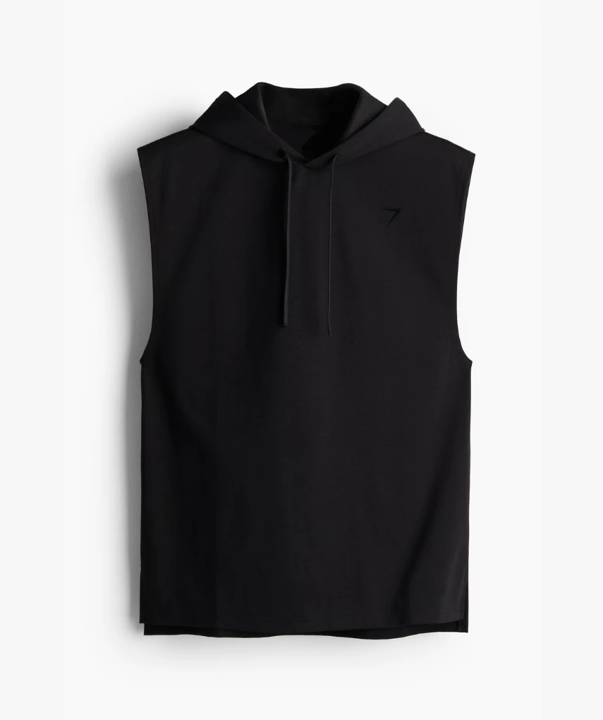 Oversized Drop Arm Tank Hoodie