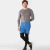 2 In 1 Shorts Full Compression Shock Blue 2 In 1 Shorts Full Compression Shock Blue