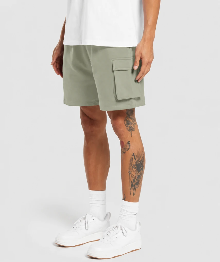 Cargo Shorts Light Grey