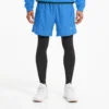 2 In 1 Shorts Full Compression Shock Blue