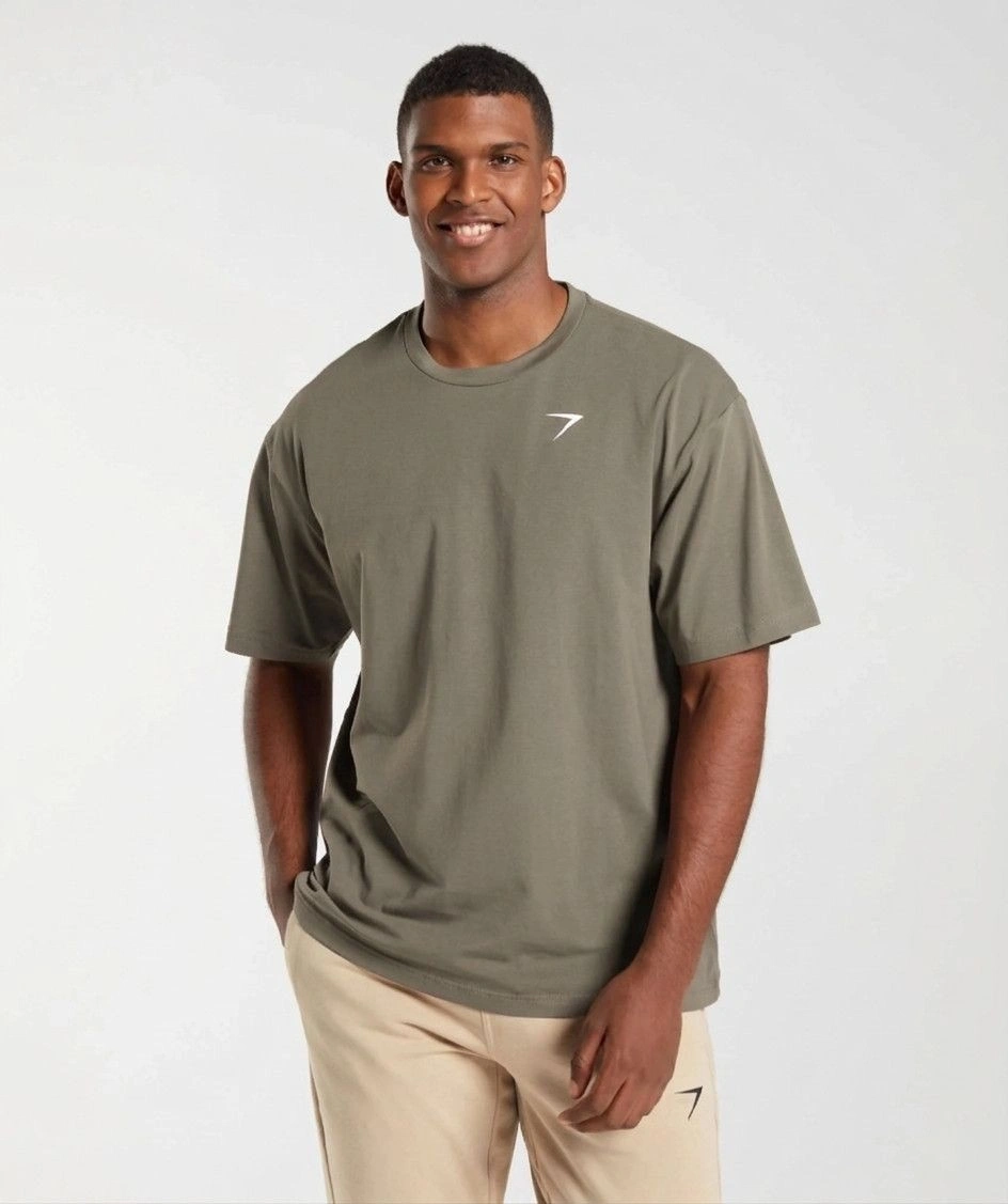 Essential Oversized T-Shirt Olive Haze