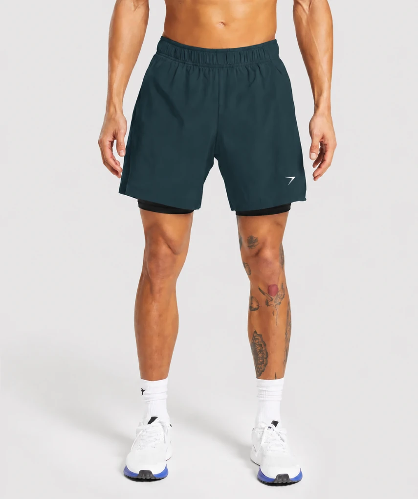 2 In 1 Shorts Air force