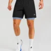 2 In 1 Shorts Black Contrast