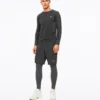 2 In 1 Shorts Full Compression Coal 2 In 1 Shorts Full Compression Coal