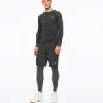 2 In 1 Shorts Full Compression Coal