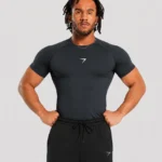 Half Sleeve Compression T-Shirt Coal