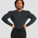 Long Sleeve Compression T-Shirt Coal