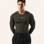 Long Sleeve Compression T-Shirt Dark Grey