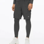2 In 1 Shorts Full Compression Coal