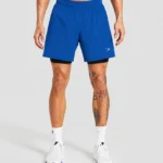 2 In 1 Shorts Royal Blue