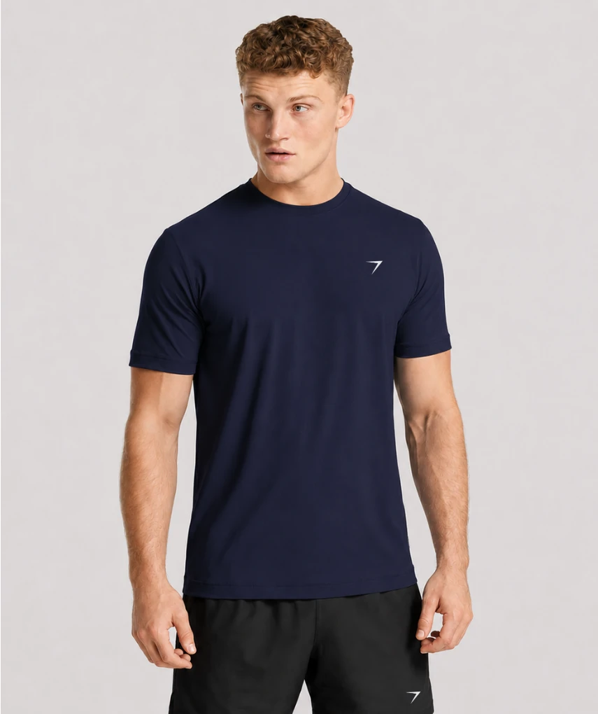 Essential Muscle Fit T-shirt Navy