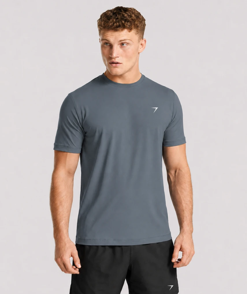 Essential Muscle Fit T-shirt Steel Grey