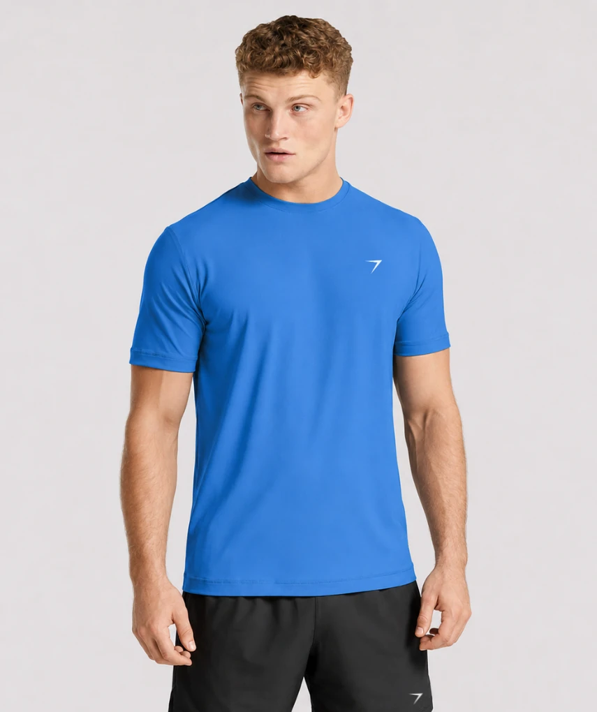 Essential Muscle Fit T-shirt Shock Blue