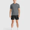 Essential Muscle Fit T-shirt Steel Grey