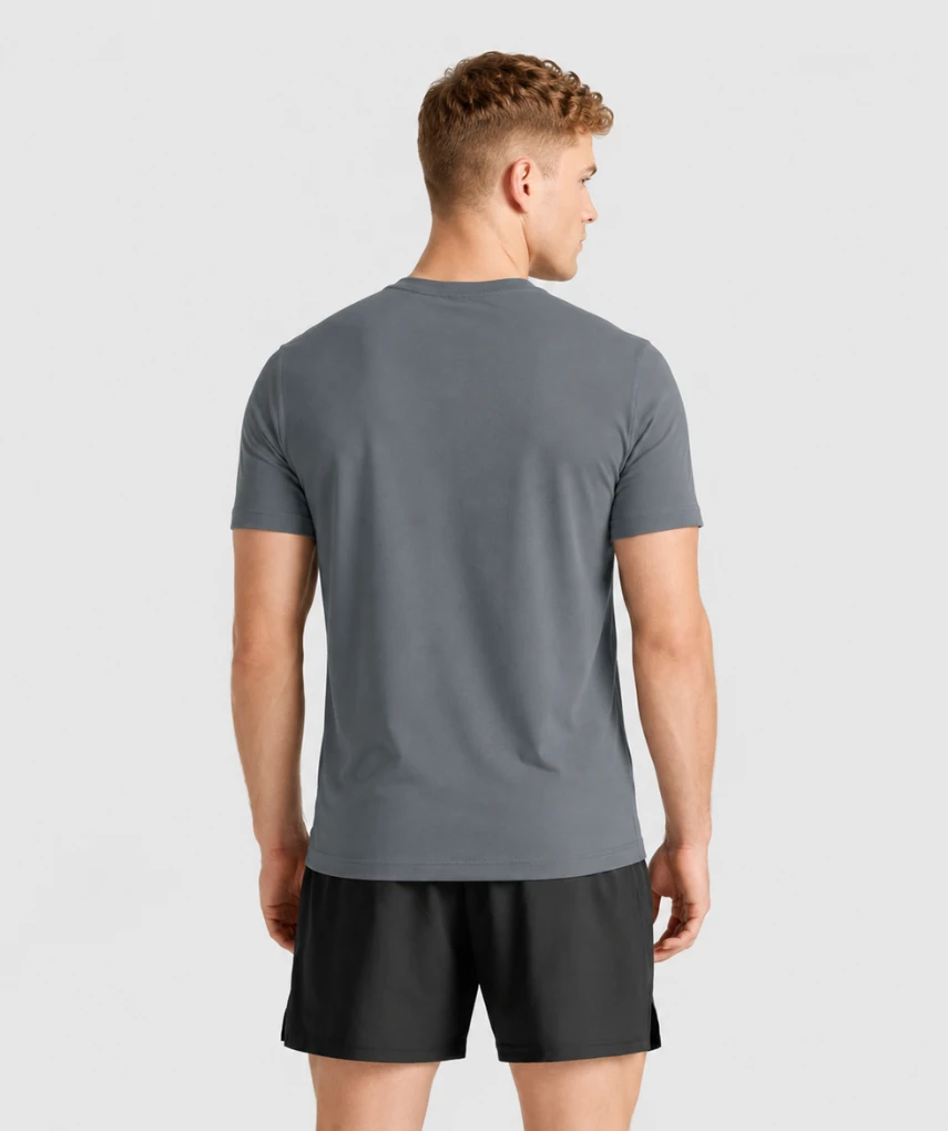 Essential Muscle Fit T-shirt Steel Grey