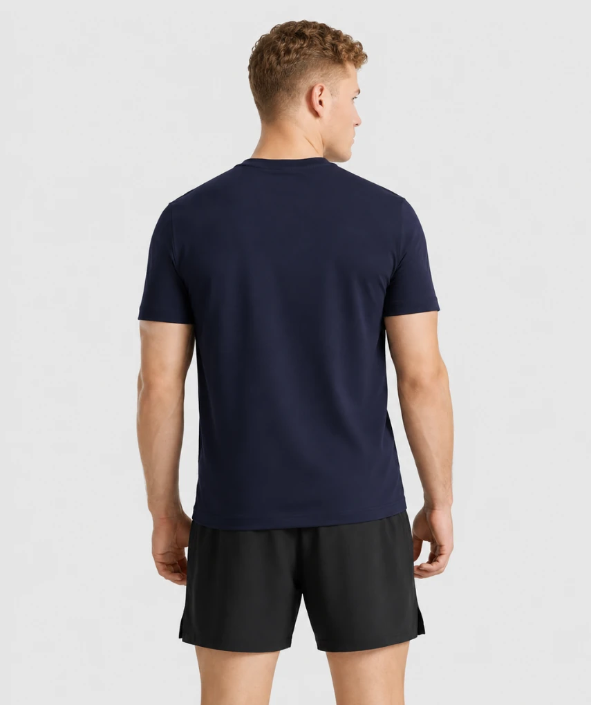 Essential Muscle Fit T-shirt Navy