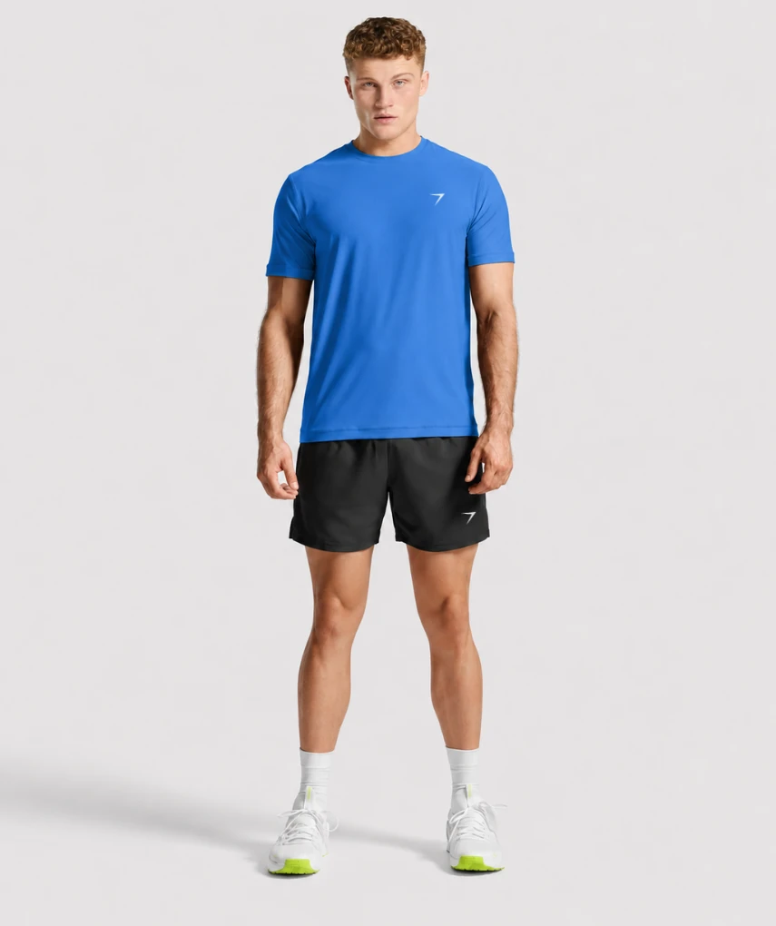Essential Muscle Fit T-shirt Shock Blue